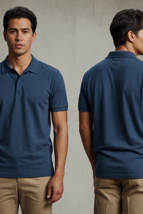 NAVY BLUE POLO T-SHIRT