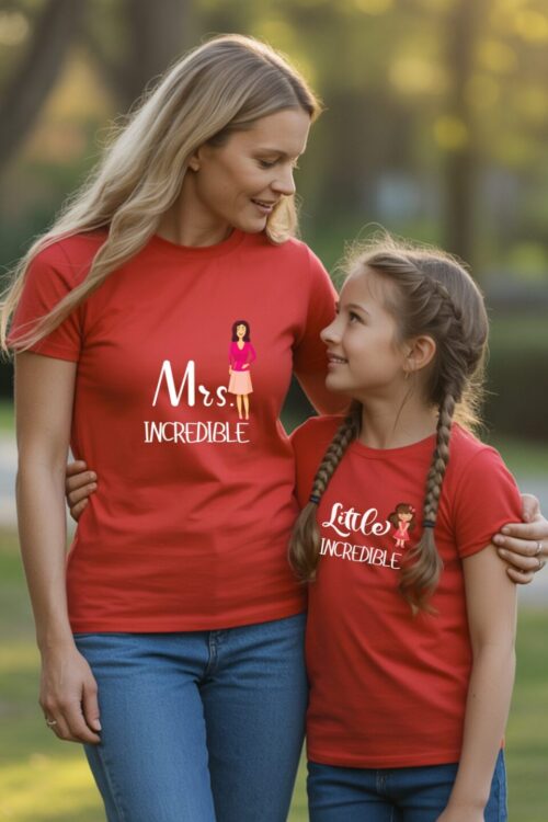 STYLISH MOTHER-DAUGHTER TEES