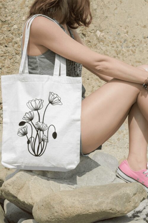 Pretty Lily Tote Bag